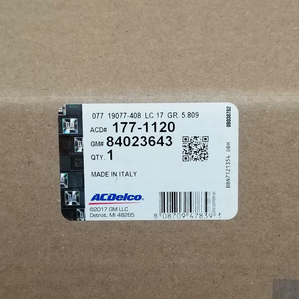 2009-13 Corvette Z06 ZR1 Front Carbon Rotor OEM GM Brembo 177-1120 84023643 - Image 2 of 3