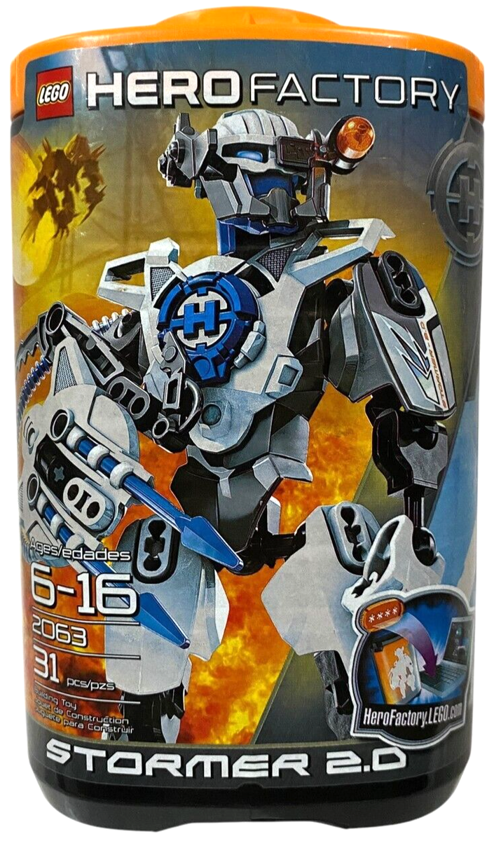 LEGO 2063 Hero Factory Stormer 2.0 NEW FACTORY SEALED 2011 Nice