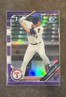 2019 Bowman Chrome - Prospects Eli White #BCP-168 Purple Refractor /250 (RC)