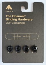 Burton The Channel Binding Hardware 4pcs EST Compatible Black