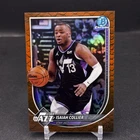 2025 Bowman Basketball Reptilian Orange Refractor Isaiah Collier #BCV-114