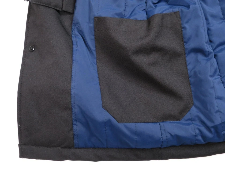 New TOMMY HILFIGER Black Modern Fit Robert Button Jacket Overcoat 36 Short thumbnail 9