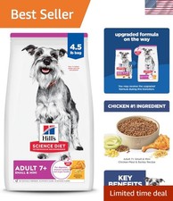 All-Natural 4.5 lb Dry Food for Senior Small Dogs – Supports Heart & Digestion 9.60 per pound