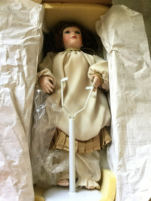 Hope Doll by Ashton Drake Galleries in Original Box Angel with Wall Greenery Win