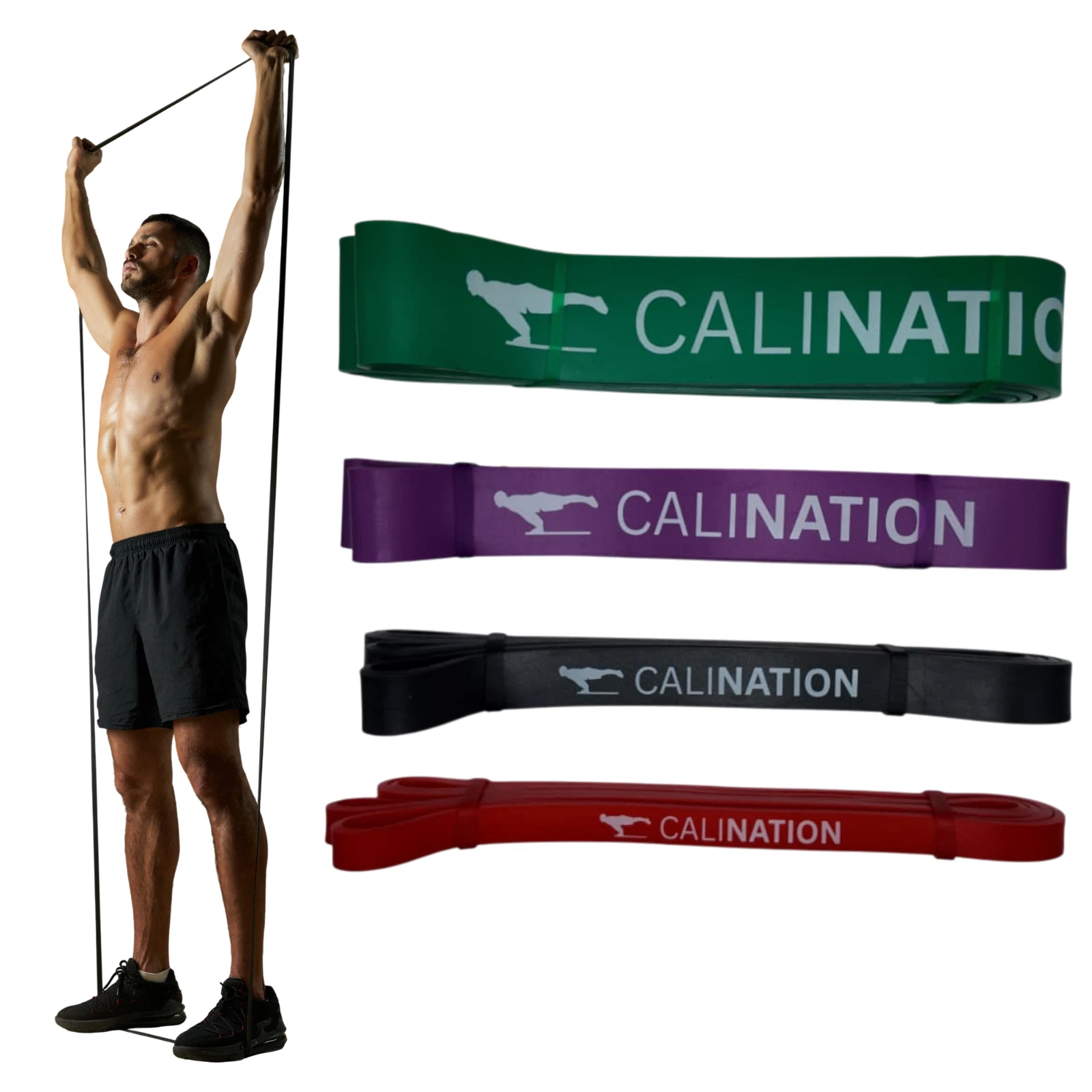 Pull Up Bands / Resistance Bands for Calisthenics - Includes Carry Bag