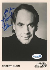 Robert Klein "Mind Over Matter" Comedian AUTOGRAPH Signed 5x7 Photo ACOA