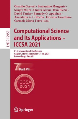 Osvaldo Gervasi (u. a.) | Computational Science and Its Applications - ICCSA...