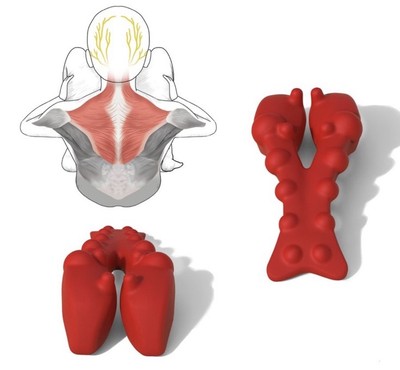 LittleMum Trapezius Trigger Point Massager Myofasical Release Neck Shoulder
