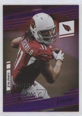 2021 Panini Prestige Xtra Points Premium Purple 44/149 Larry Fitzgerald #45 0hd6