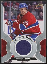 2017-18 Upper Deck UD Game Jersey BLUE Andrew Shaw #GJ-AS