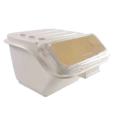 Thunder Group PLIB010S 10  Gallon Stackable Shelf Ingredient Bin w/ Flip Top Lid