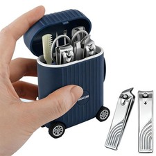 Nail Clippers Set, 8-in-1 Nail Clipper Set in Mini Travel Case, Ultra-Sharp S...