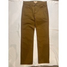 Orvis Five Pocket Pants Men 32x32 Brown New Rugged Straight Leg Trousers