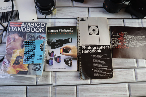 Minolta X-700 mit Zubehör Objektive Stativ Film Handbücher getestet funktioniert - top - Bild 2 von 14