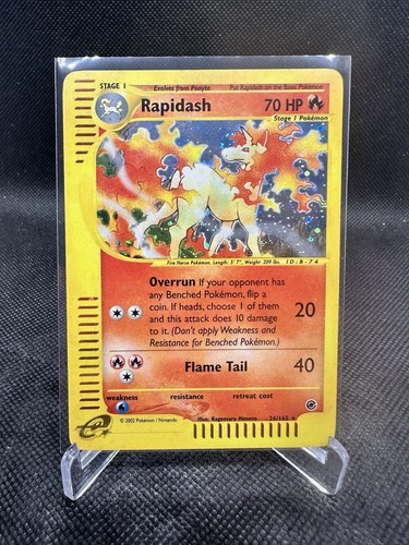 Rapidash 026/165 Expedition Base Set Holo Rare Pokemon TCG Nintendo - NM