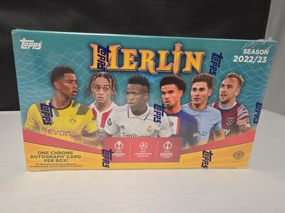 2022-23 Topps UEFA  Merlin Soccer Sealed Hobby Box