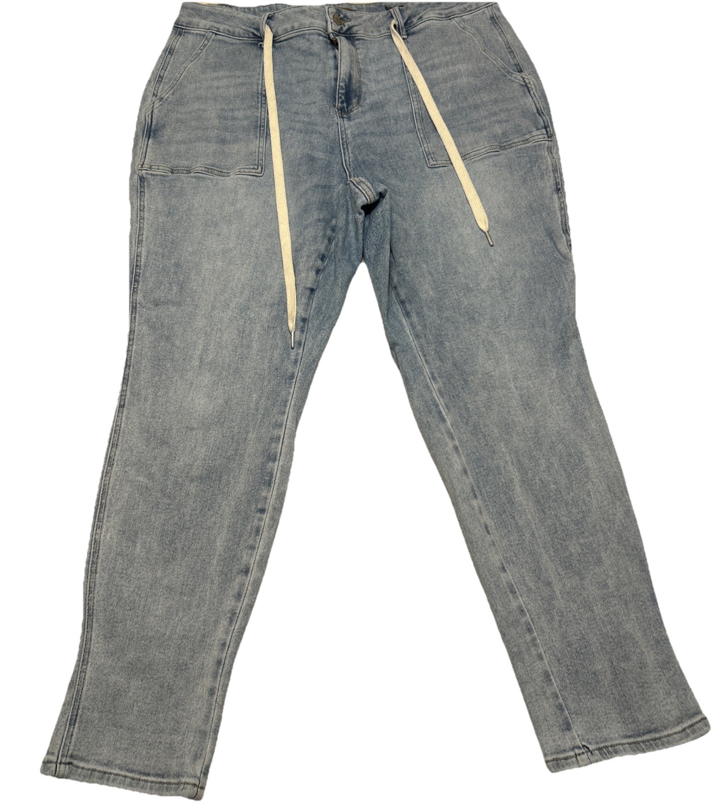 Judy Blue Los Angeles Women's Jeans Jogger Plus Size 20W Blue Denim Stretch