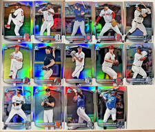 2025 Bowman Draft Chrome REFRACTORS Lot of 14 Cards ~ (12) 1ST BOWMAN