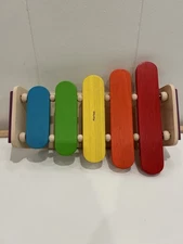 Plantoys Wooden Musical Instruments Xylophone for Toddlers No Mallets 1-3 Years