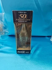 Coca Cola Bottle 50th ANNIVERSARY Bismark Sea Contour Bottle Coral Sea
