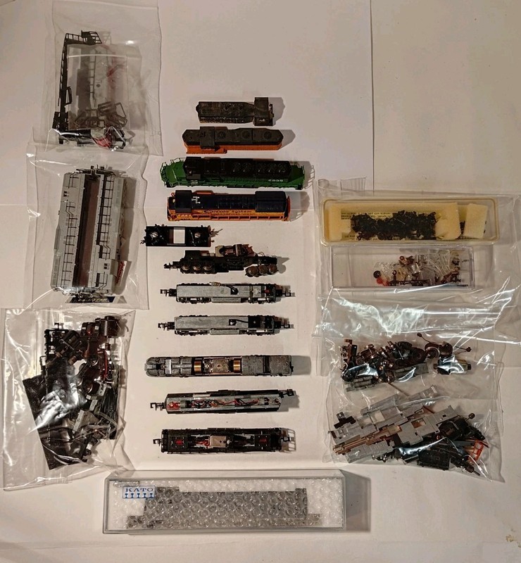 N Scale Locomotive Lot Huge Atlas Kato Con Cor Bachmann Lima Parts