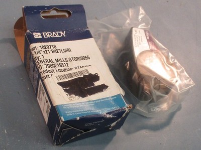 Brady M21-1250-427 Label Print Cartridge White Self-Laminating Vinyl 1.25''