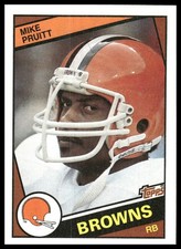 Mike Pruitt 1984 Topps #60 Cleveland Browns