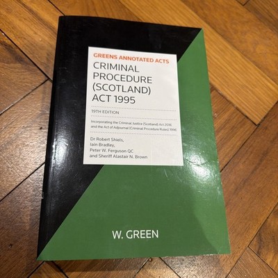 Criminal Procedure Scotland Act 1995