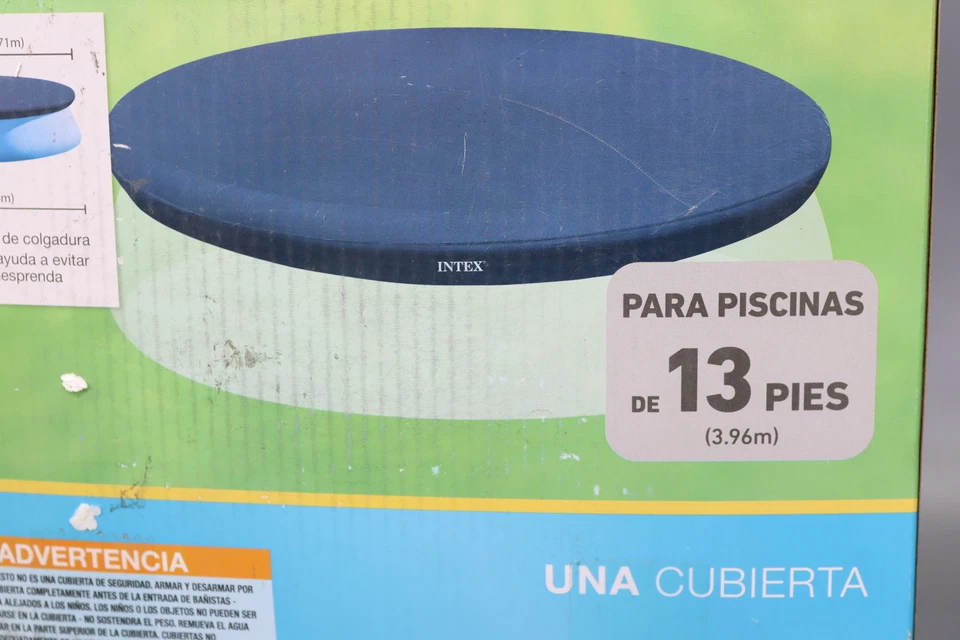 Intex 13" Easy Set Above Ground Rope Tie PVC Vinyl Pool Cover - Image 4 of 4