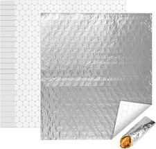 Pre-Cut Insulated Foil Sandwich Wrap Sheets Grease-Resistant Hot Food 14" x