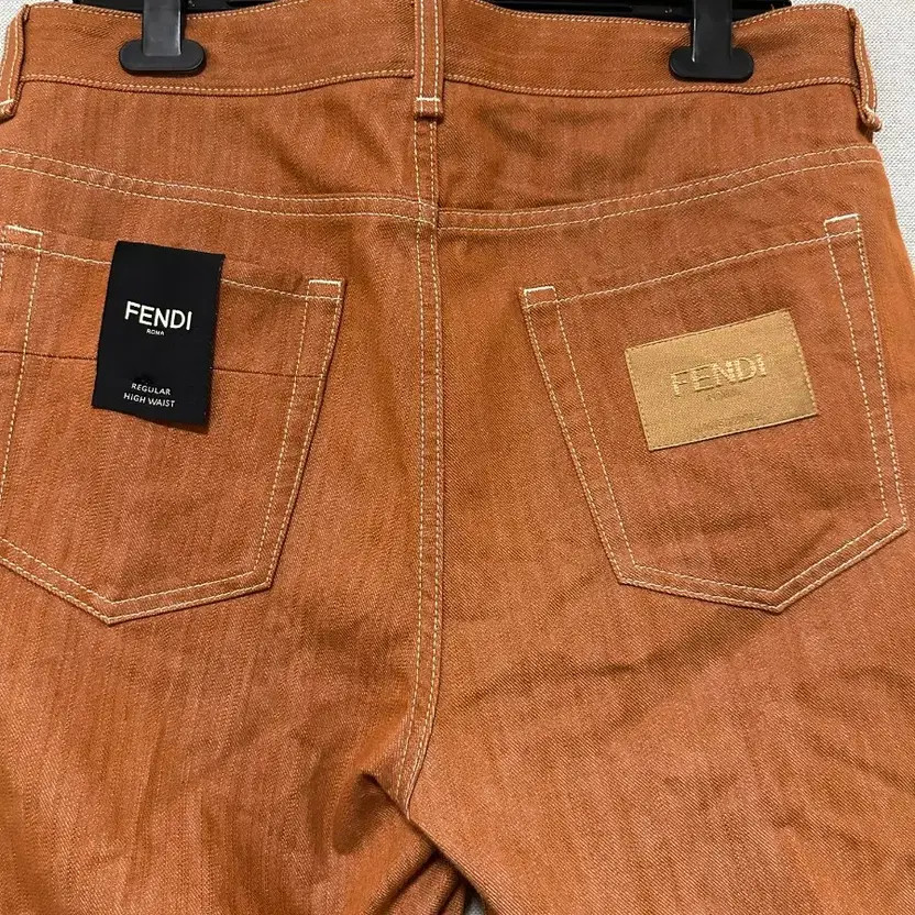 Fendi High-Waist Denim Pants - Size 33 thumbnail 6