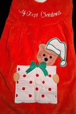 Vintage 1983 Gear Kids by Schwab My First Christmas 3m One Pc Outfit