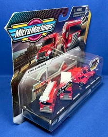 FIRE & RESCUE #02 Micro Machines SERIES 1 Vehicles TRUCK - MMFD MICRO CITY Chase