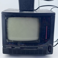 Vintage Action 5" Portable Black White Analong TV ACN-3501 - EUC
