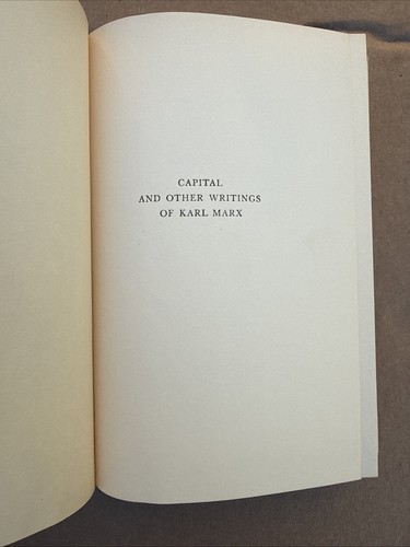 Capital And Other Writings - Karl Marx - Foto 3 di 8