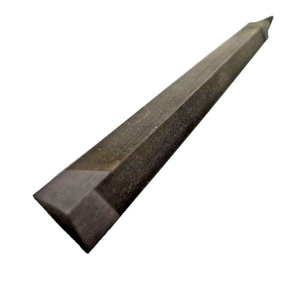 Lenox 8" Cant Saw File Smooth Single Cut New Old Stock USA Triangular Shape - Image 2 of 4