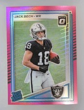 2025 Panini Donruss - Rated Rookie Jack Bech #320 Optic Preview Pink Prizm (RC)