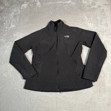 The North Face Jacket Womens Medium Black Apex Bionic Soft Shell Zip Up Outdoors