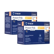 Trace Minerals Power Pak Sugar Free, Orange Mango, 60ct (2pk), Vit C, Zinc, Mg