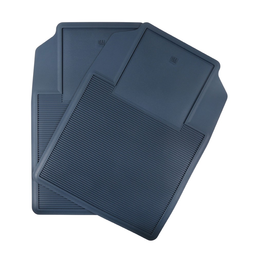 Brothers Trucks Blue Floor Mat Set w/ GM Logo Chevy/ GMC Truck 73-87