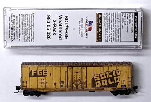 MTL Micro-Trains 18144240 Seaboard Coast SCL 993642 FW desgastado de fábrica JC | Zustand: New