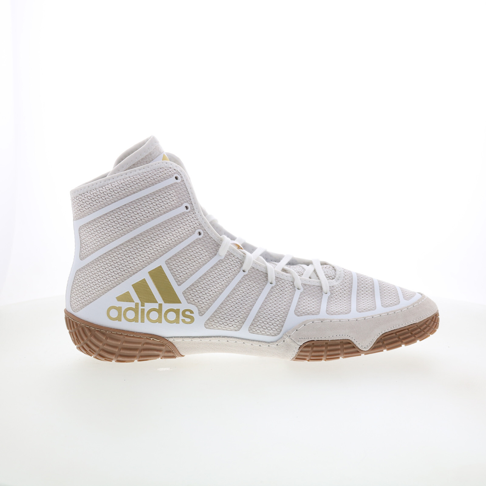 Adidas Varner DA9891 Mens Beige Synthetic Lace Up Athletic Wrestling Shoes