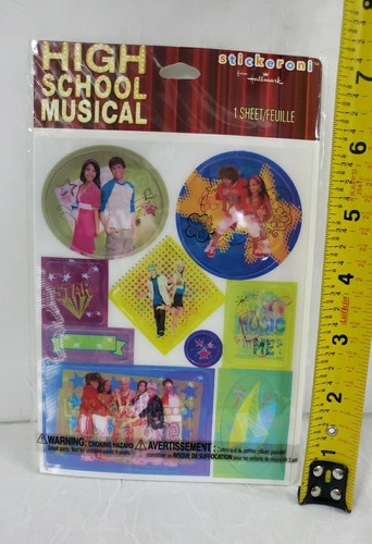 Hallmark Stickeroni Disney “High School Musical” Stickers Lenticular NOS SEALED - Picture 8 of 8