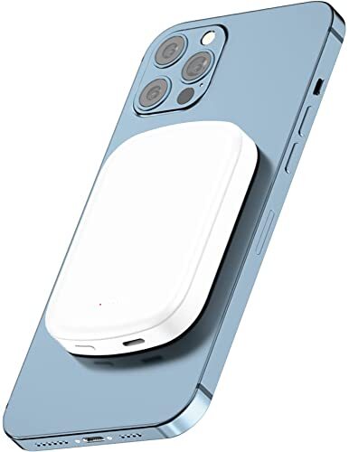 Portable Wireless Power Bank with 10000mAh Mag-Safe in White