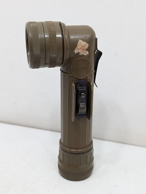 Lampe Torche Vintage FULTON MX991/U - Angle Droit - Camouflage USA - Occasion