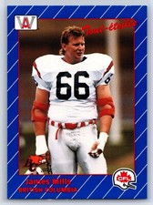 1991 All World CFL French James Mills British Columbia Lions #82
