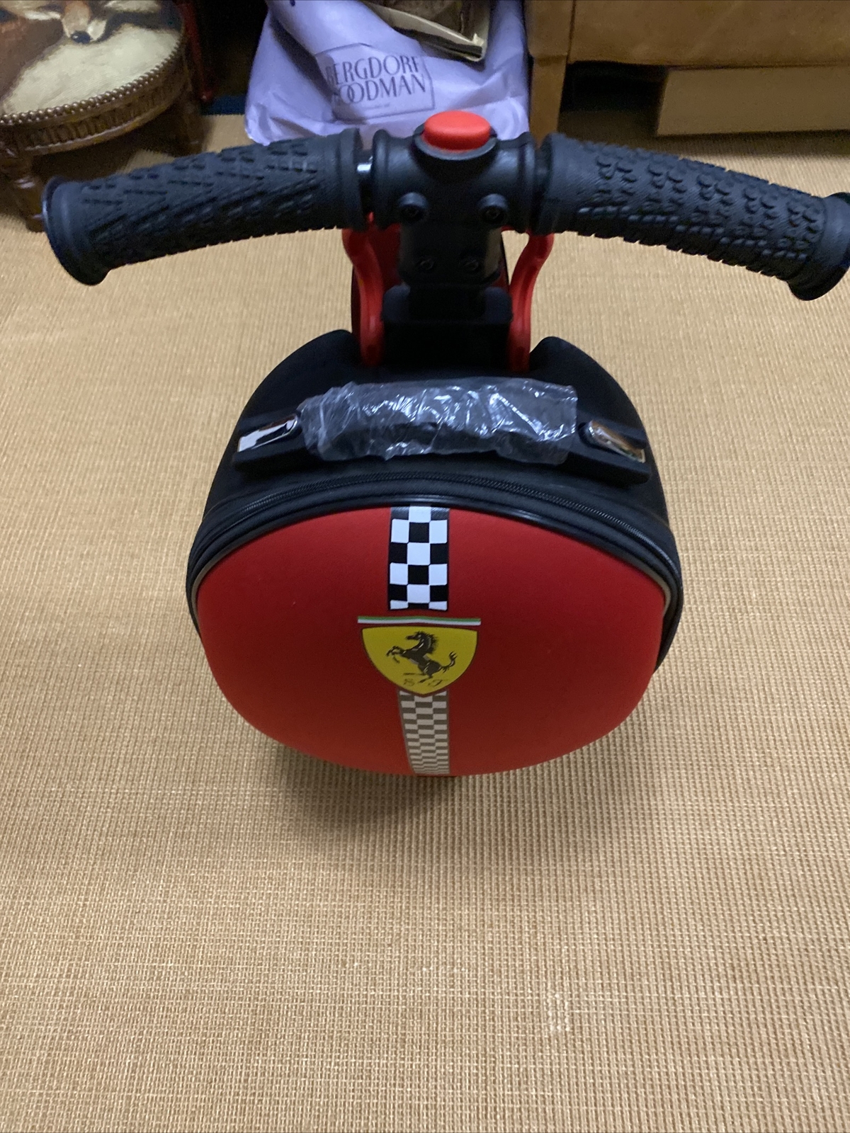 ferrari trolley bag scooter