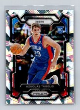 2023-24 Panini Prizm #283 Prizms Ice Azuolas Tubelis RC Philadelphia 76ers