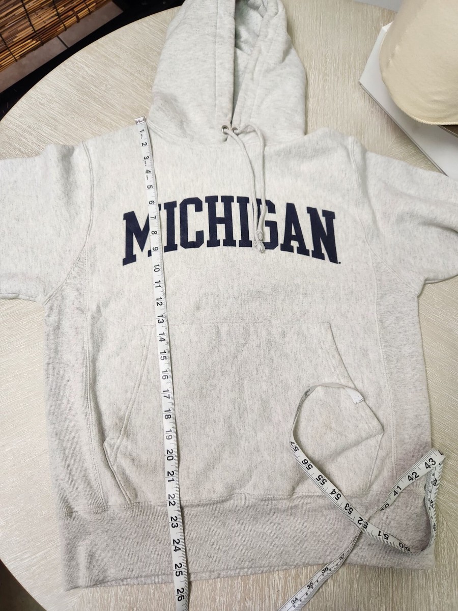 Champion Reverse Weave MICHIGAN スウェット Champion Michigan Wolverines Mens GREY Reverse Weave Crew