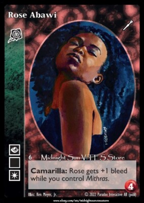 Rose Abawi Toreador The Fall of London V:TES VTES Vampire CCG